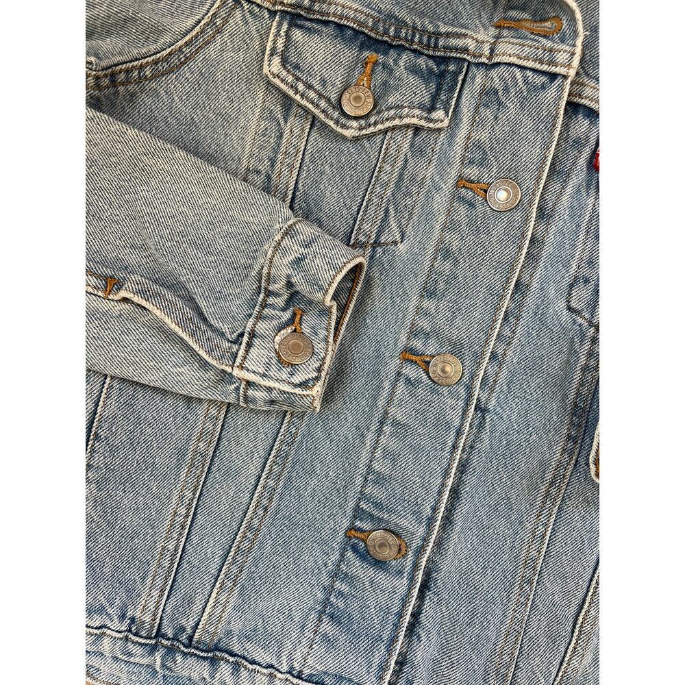Levis cotton denim jacket, Trucker style women's size S - Picture 4 of 6